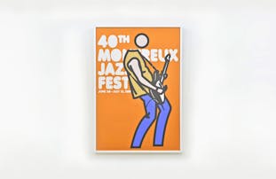 Jass Festival ポスター/ orange  + オーダーフレーム
